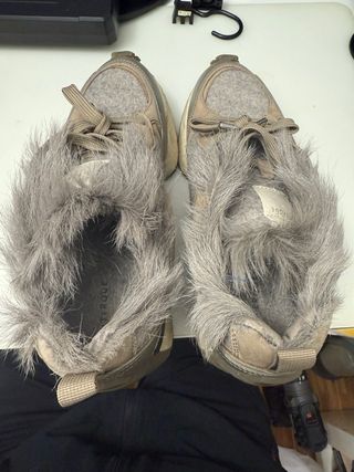 Zapatillas Uterqüe Contrast Khaki Low Top Sneakers