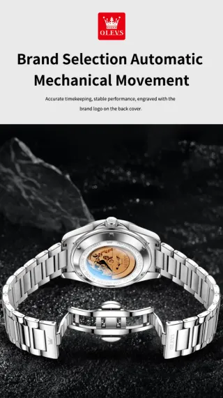 Reloj Olevs Automático Hombre Verde