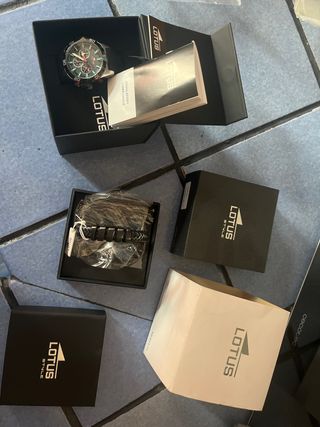 Reloj Lotus cronógrafo y pulsera,NUEVO SIN ESTRENA