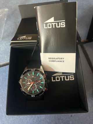 Reloj Lotus cronógrafo y pulsera,NUEVO SIN ESTRENA