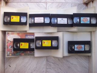 Lote 7 VHS Disney y Warner Bros