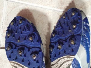 Zapatillas Atletismo Kalenji Azul/Plata