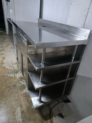 Mueble Cafetero Acero Inoxidable