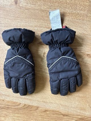 Pantalones de esquí negros talla 4-7 años