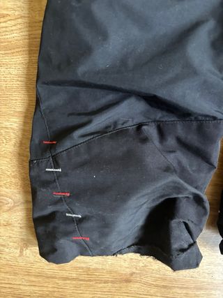 Pantalones de esquí negros talla 4-7 años