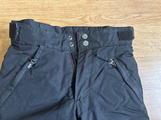 Pantalones de esquí negros talla 4-7 años