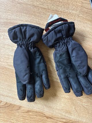 Pantalones de esquí negros talla 4-7 años