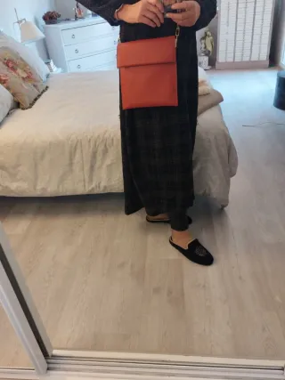 Bolso bandolera Adolfo Dominguez rojo