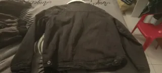 Abrigo gris con pelo talla XS