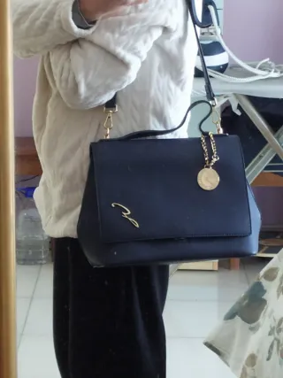 Borsa Gattinoni Blu e Oro