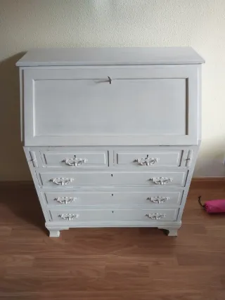 Buró escritorio antiguo madera