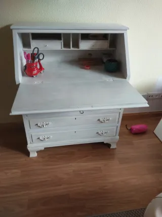 Buró escritorio antiguo madera