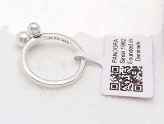 Anillo Pandora Plata Perlas y Circonita