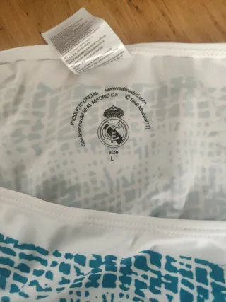 Bikini Real Madrid Blanco y Turquesa