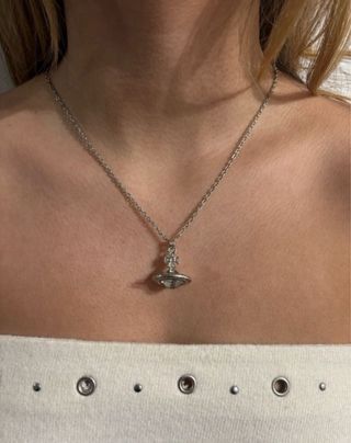 Colgante Vivienne Westwood Saturno Plata