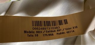 Vestido Massimo Dutti floral talla 38