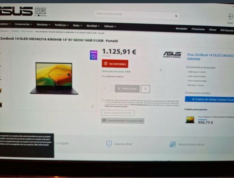 Asus ZenBook 14 OLED Portátil afbeelding 3