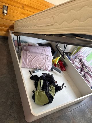 Colchón y canapé de algodón. Marca natur descans.