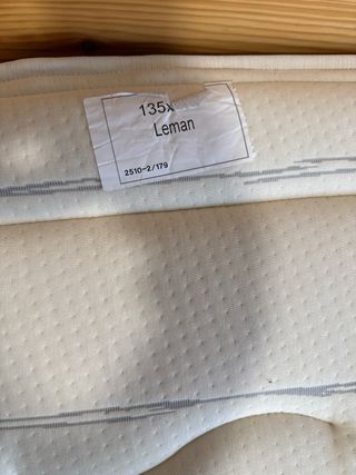 Colchón y canapé de algodón. Marca natur descans.