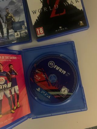 PS4 Juegos: The Last of Us, FIFA 19, God of War
