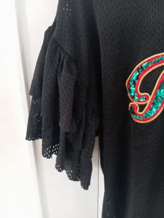 Camiseta HIGHLY PREPPY Negra Talla S