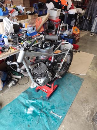 Chasis Bultaco Sherpa T Plata