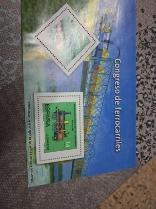 Sellos Congreso de Ferrocarriles España