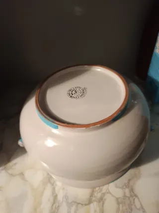 Zuppiera ceramica decorata