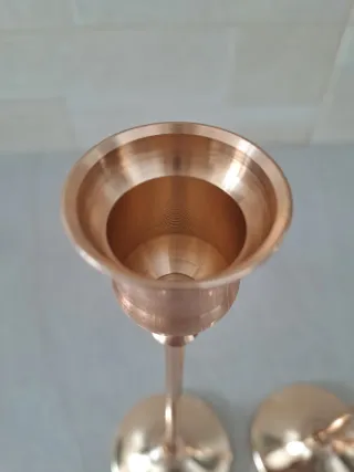 Set 3 Portacandele Oro