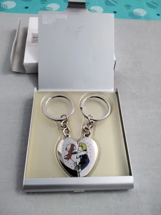 Llaveros Corazón Pareja.Nuevos