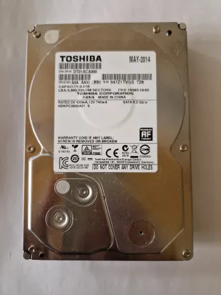Disco Duro Interno Toshiba 3TB