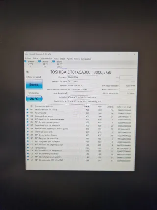 Disco Duro Interno Toshiba 3TB