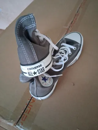 Converse grises talla 39