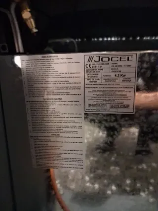 Estufa de gas Jocel infrarroja