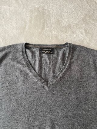 Jersey Massimo Dutti gris Talla Lj