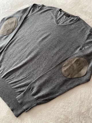 Jersey Massimo Dutti gris Talla Lj