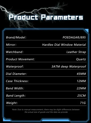 Reloj poedagar Hombre Azul y Plateado