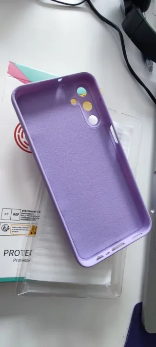 Funda Silicona Samsung A15 4G/5G + Cristal