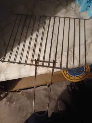 2 griglie per barbecue in metallo