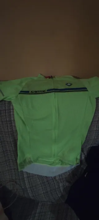 Maillot Ciclismo Santic Niño Verde
