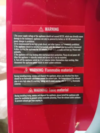 Calentador Diésel 12V Aire Calefacción