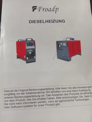 Calentador Diésel 12V Aire Calefacción