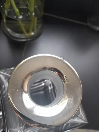 Botella de licor de cristal