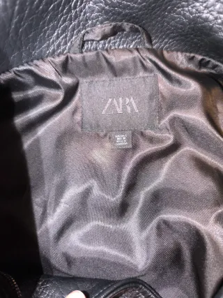 Cazadora Biker Oversize Zara Talla L