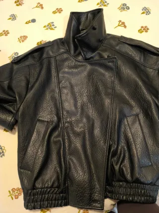 Cazadora Biker Oversize Zara Talla L