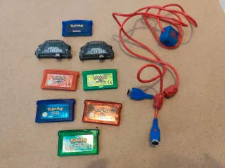 Lote Pokémon GBA: Juegos y Adaptadores Inalámbrico