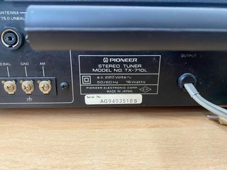 Sintonizador Pioneer TX-710L Plata