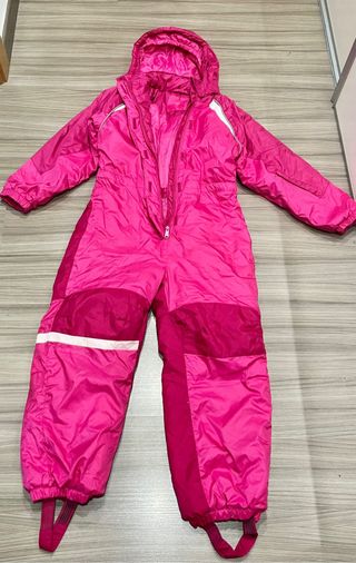 Mono de nieve niña rosa Talla:128-134 cm