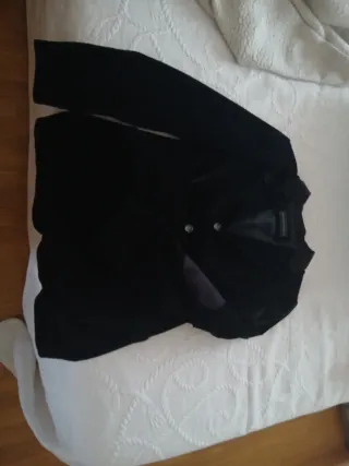Chaqueta Terciopelo Purificación García Negra