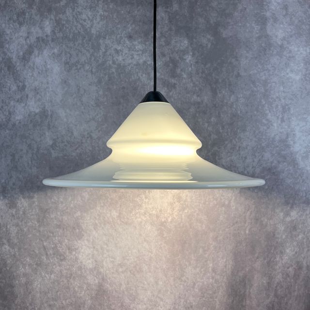 Lámpara Danesa Royal Copenhagen Cristal Opalino